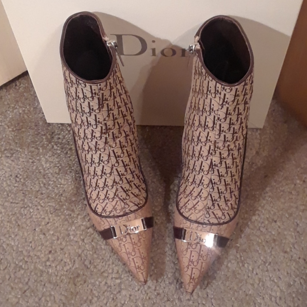 DIOR "Diorissimo" Ankle Boots